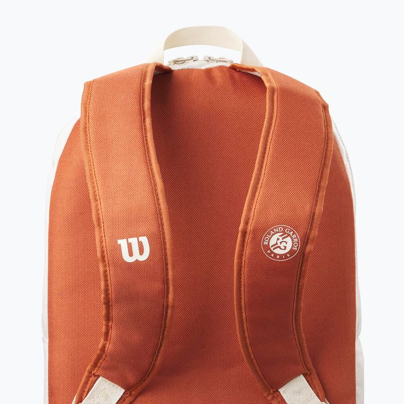 Zaino da tennis Wilson Roland Garros Team 2025 crema/argilla 3
