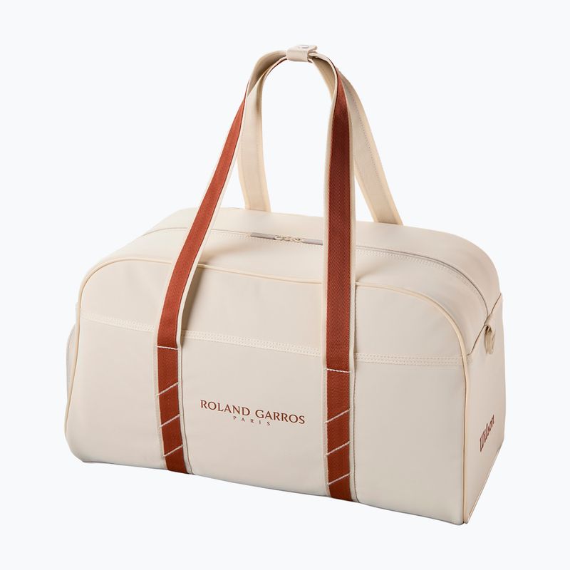 Wilson Roland Garros Small Duffel borsa da tennis 2025 crema/argilla 2