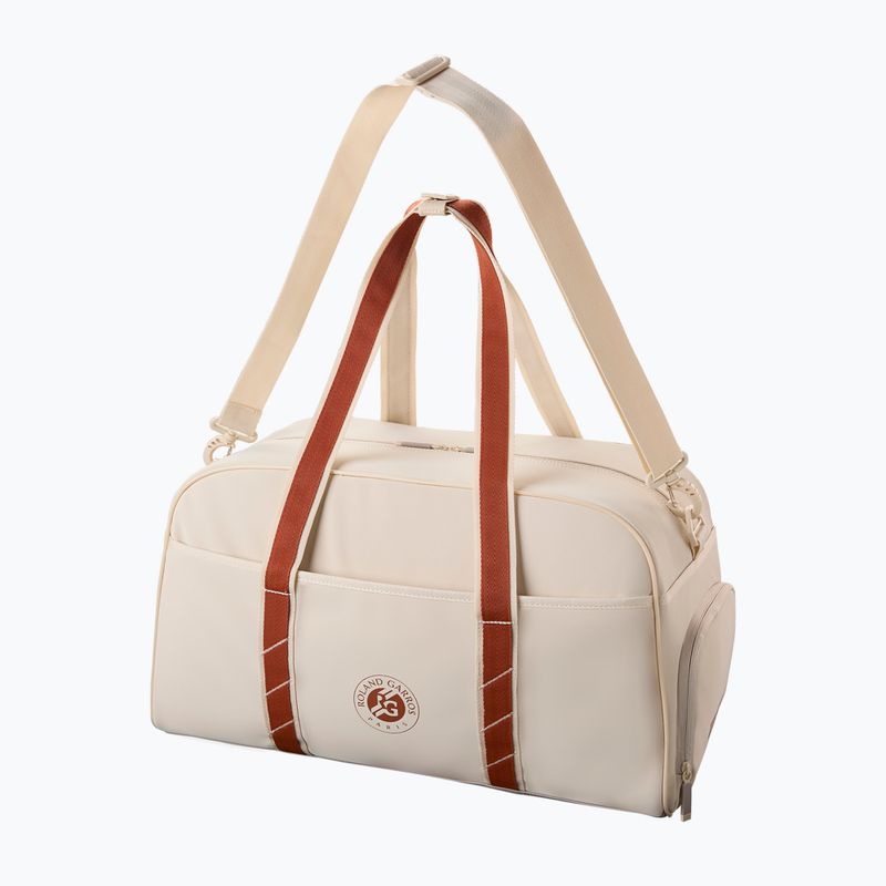 Wilson Roland Garros Small Duffel borsa da tennis 2025 crema/argilla 3
