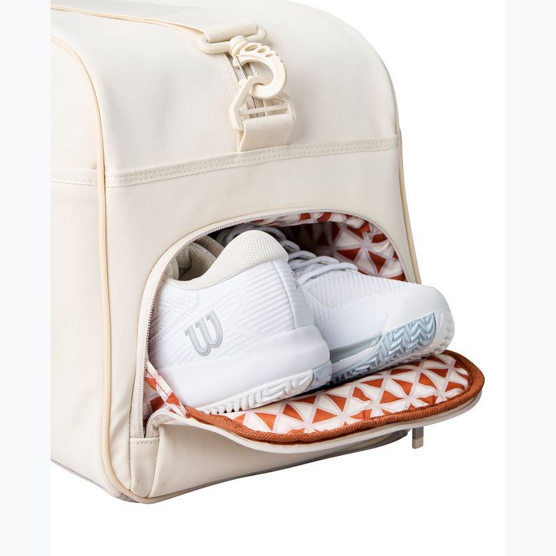 Wilson Roland Garros Small Duffel borsa da tennis 2025 crema/argilla 4