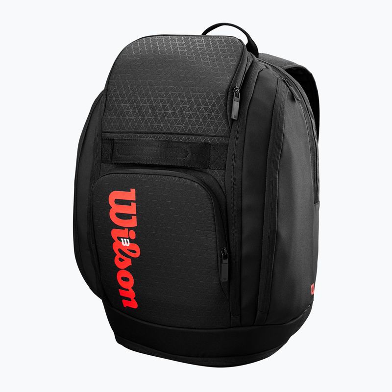 Zaino da tennis Wilson Clash V3 Super Tour nero/infrarosso 2