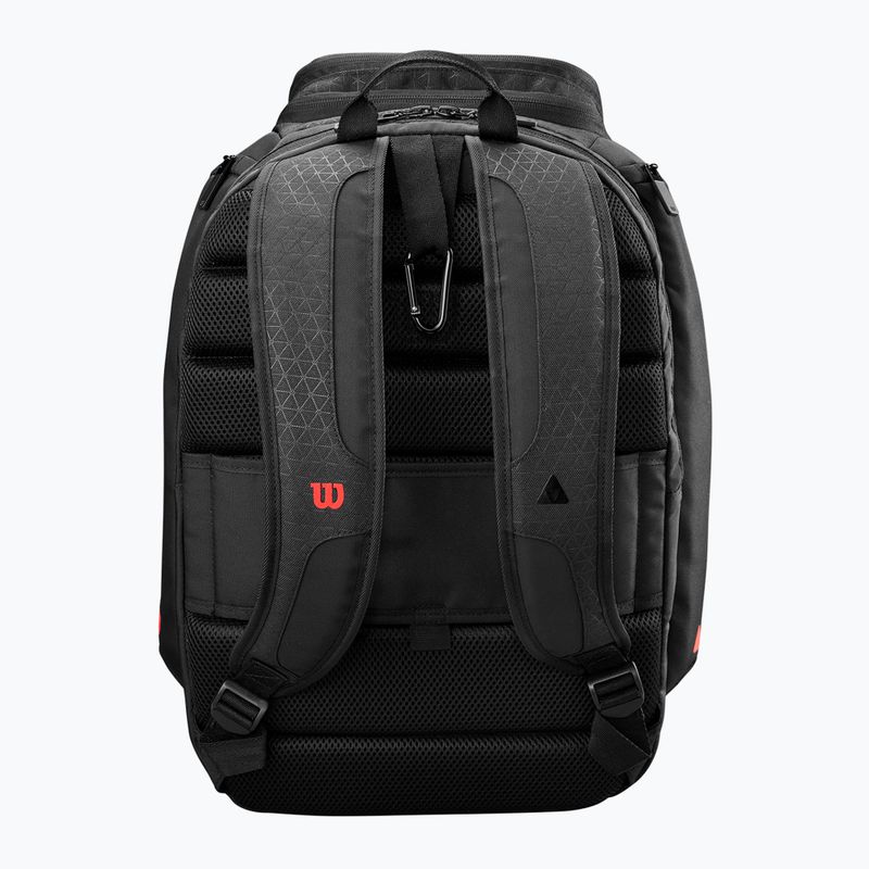 Zaino da tennis Wilson Clash V3 Super Tour nero/infrarosso 3