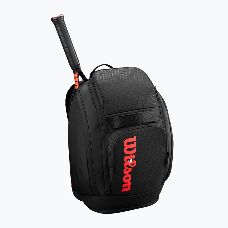 Zaino da tennis Wilson Clash V3 Super Tour nero/infrarosso 4