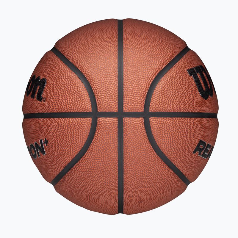 Pallone da basket Wilson Reaction Pro brown/silver misura 7 4
