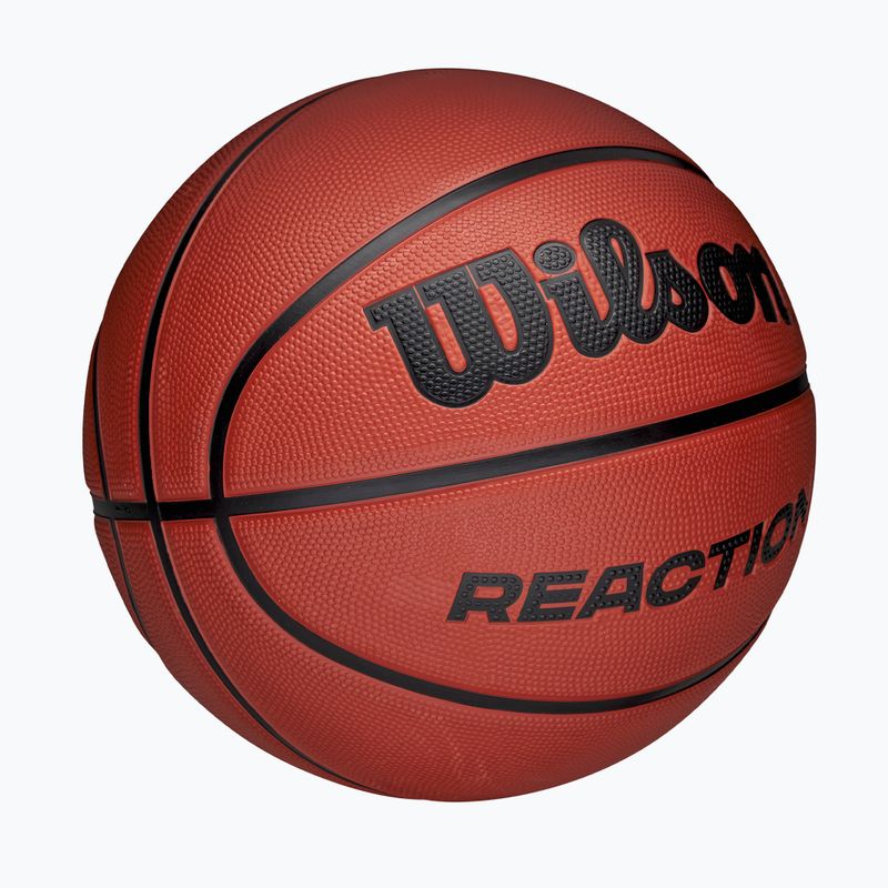 Pallone da basket Wilson Reaction brown misura 7 2