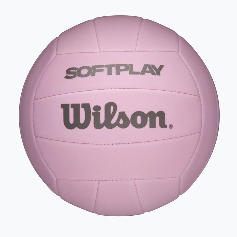 Pallone da pallavolo Wilson Soft Play pink misura 5