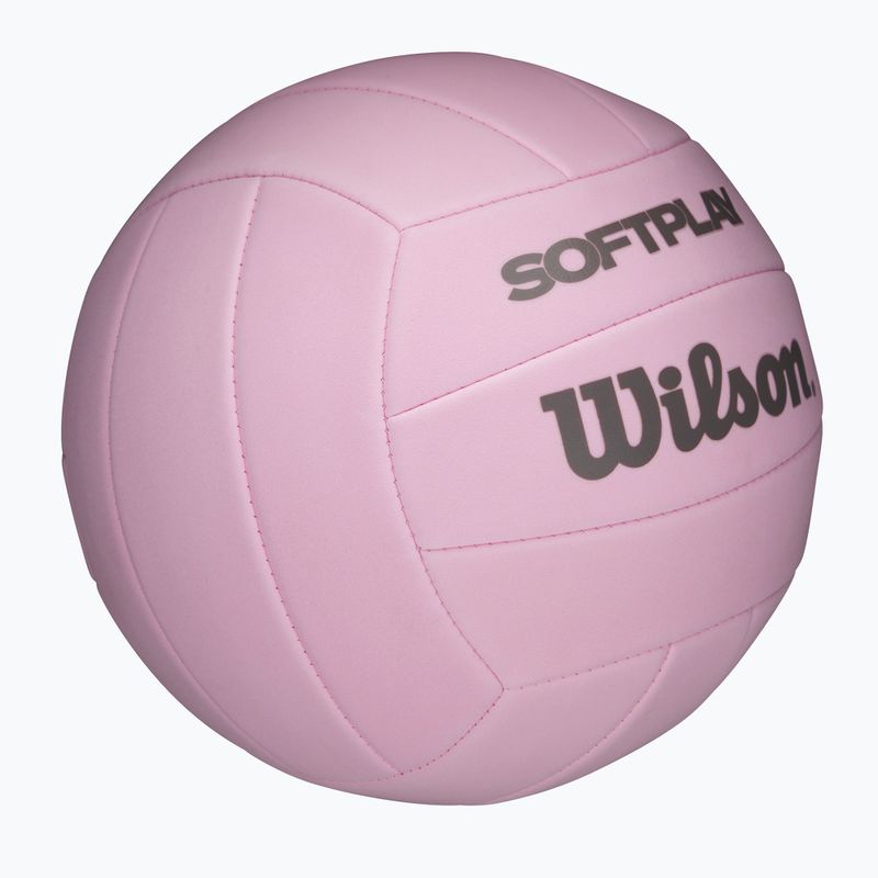 Pallone da pallavolo Wilson Soft Play pink misura 5 2