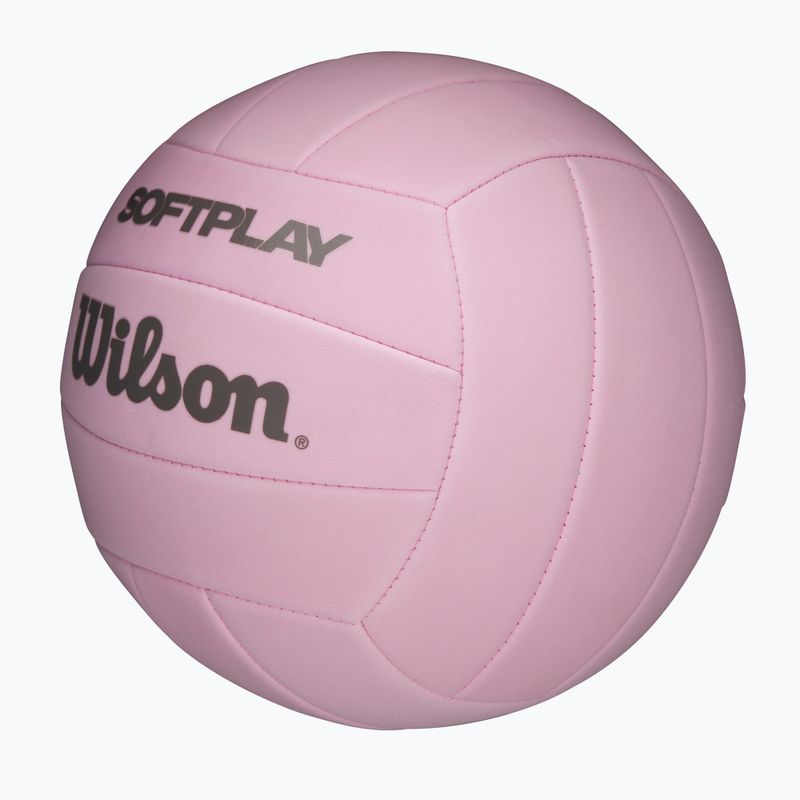 Pallone da pallavolo Wilson Soft Play pink misura 5 3