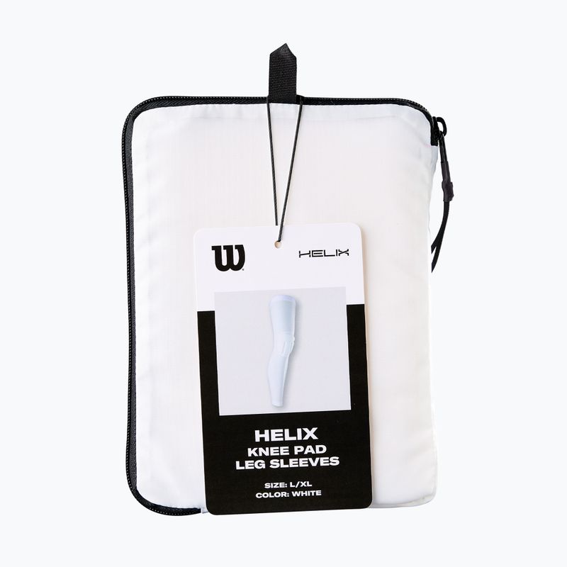 Ginocchiere da pallavolo Wilson Helix Knee Pad Leg Sleeve white 6