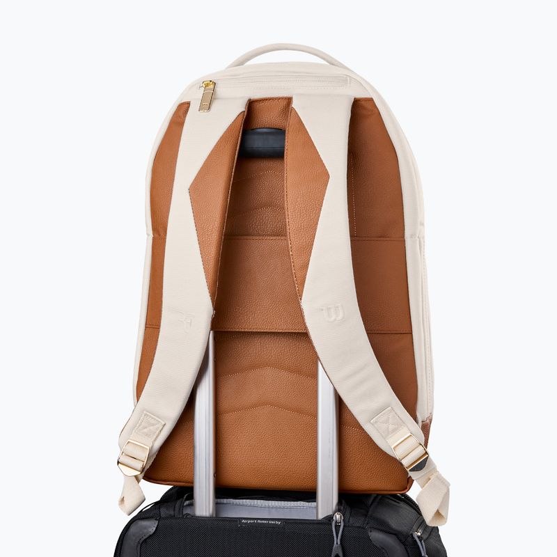 Zaino da tennis Wilson Roger Federer Lawn Tennis cream 4