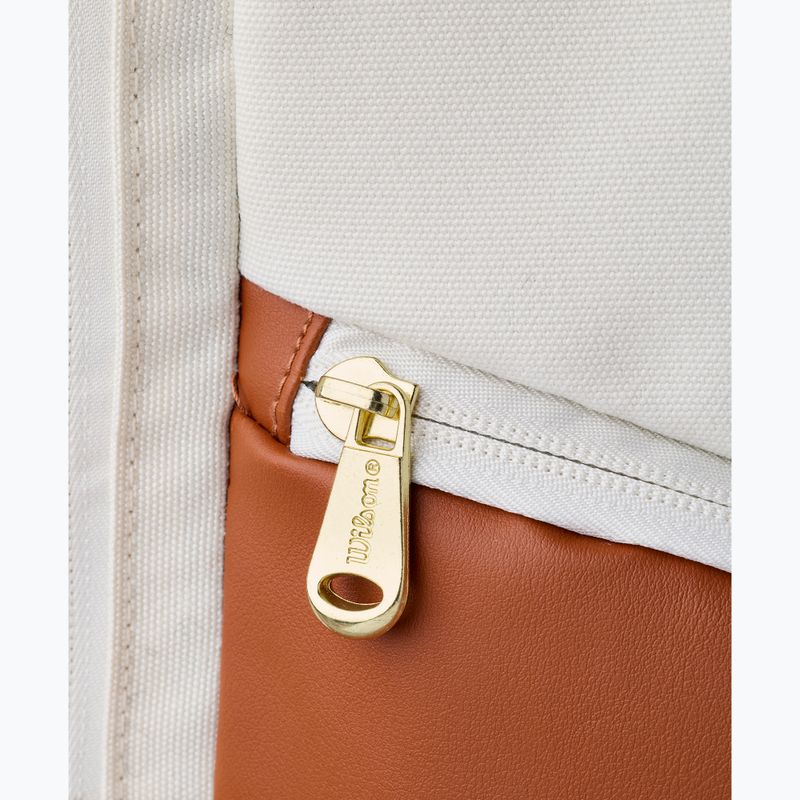 Zaino da tennis Wilson Heritage V2 cream/clay 7