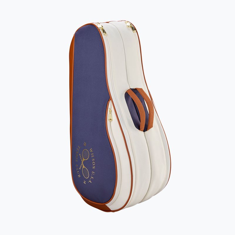 Borsa da tennis Wilson Heritage V2 6Pk cream/clay/navy 3
