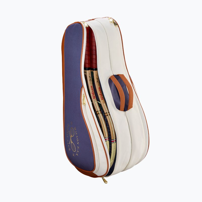 Borsa da tennis Wilson Heritage V2 6Pk cream/clay/navy 5