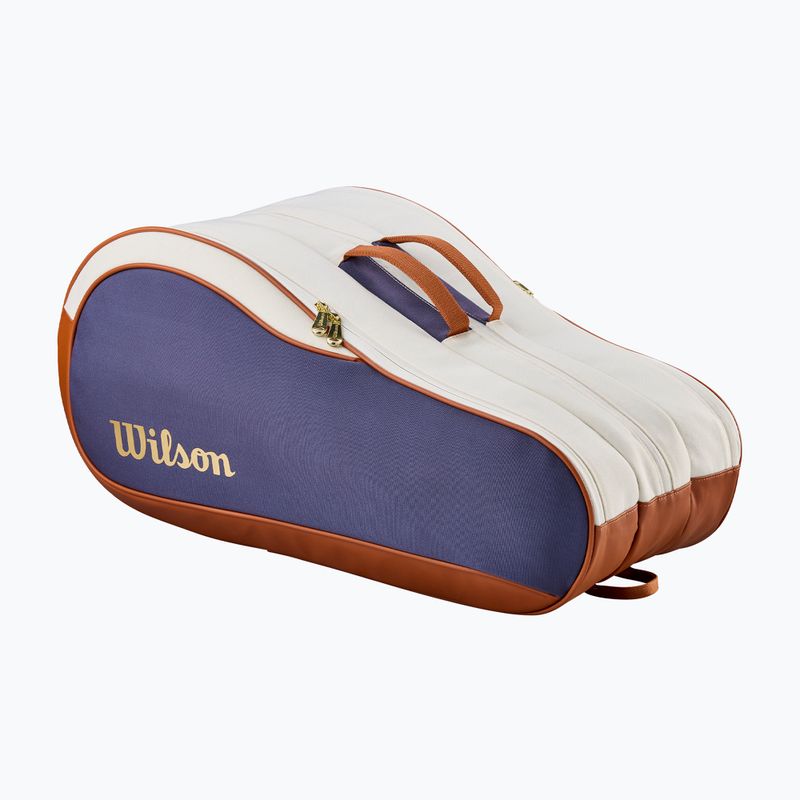 Borsa da tennis Wilson Heritage V2 12Pk cream/clay/navy 2