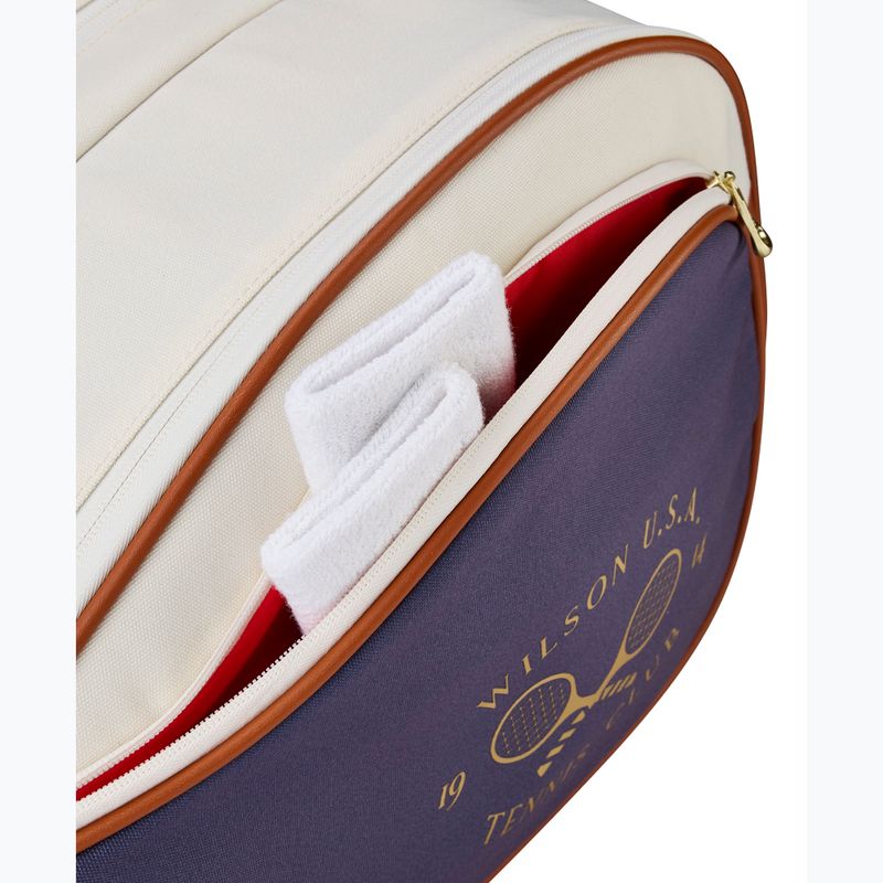 Borsa da tennis Wilson Heritage V2 12Pk cream/clay/navy 6