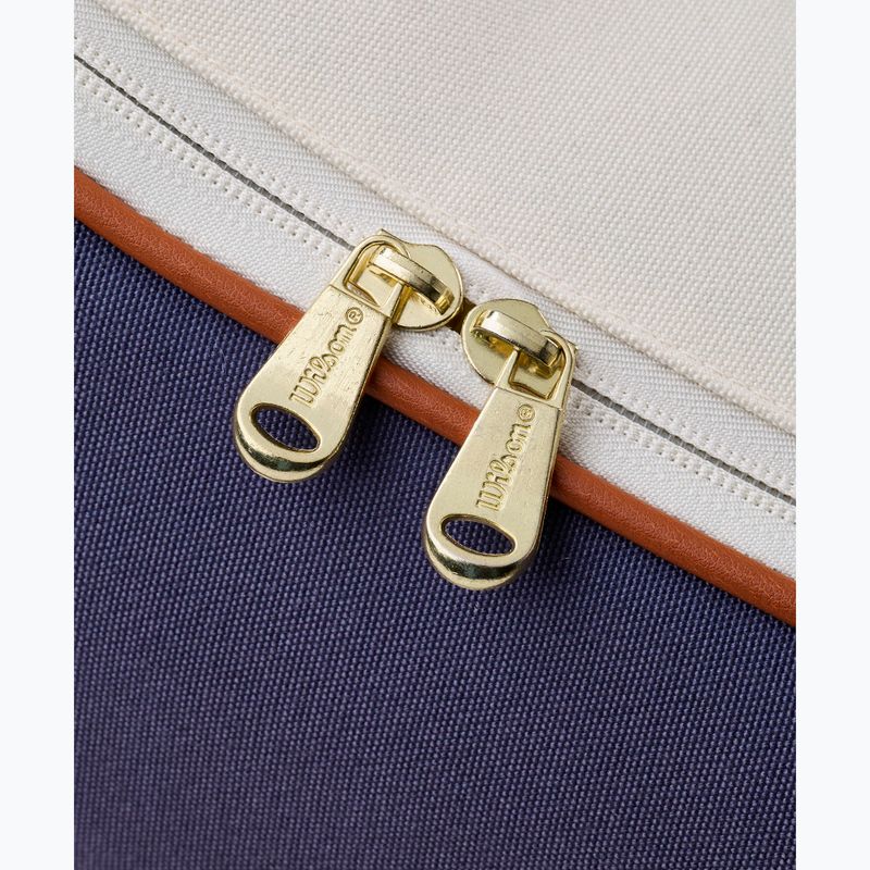 Borsa da tennis Wilson Heritage V2 12Pk cream/clay/navy 7