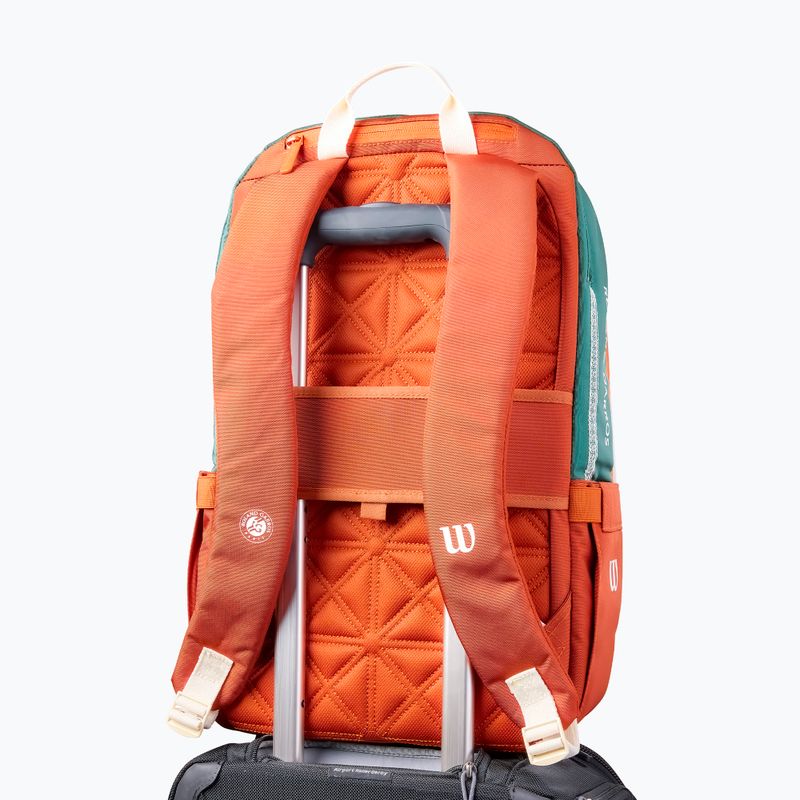 Zaino da tennis Wilson Roland Garros 2026 cream/clay/green 4