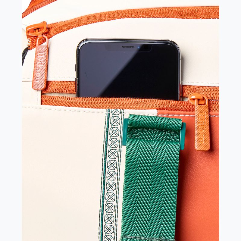 Borsa da tennis Wilson Roland Garros Small Duffel 2026 cream/clay/green 7