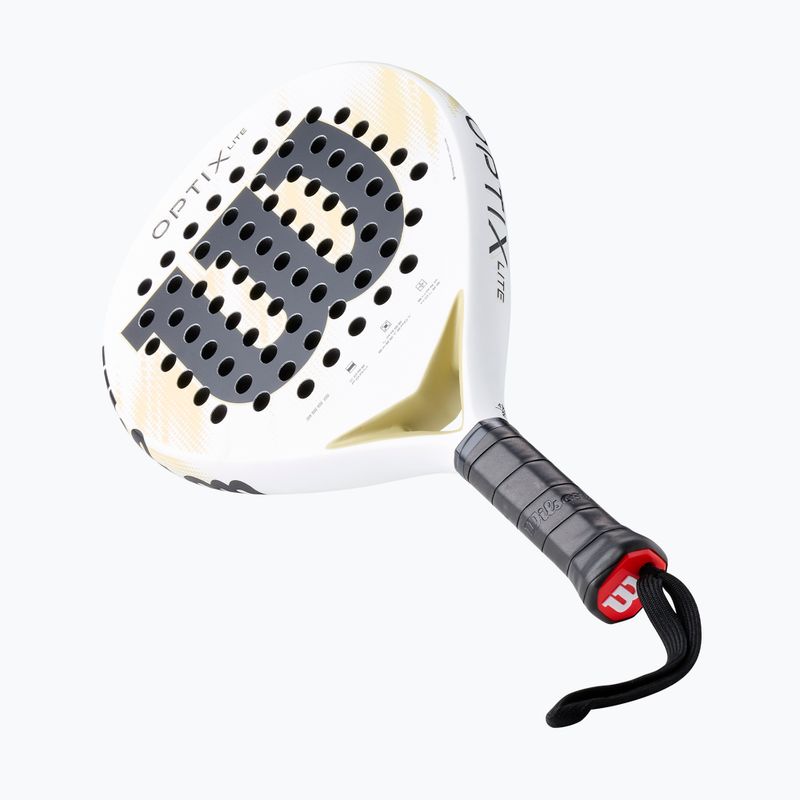 Racchetta da padel Wilson Optix V2 Lite white 4