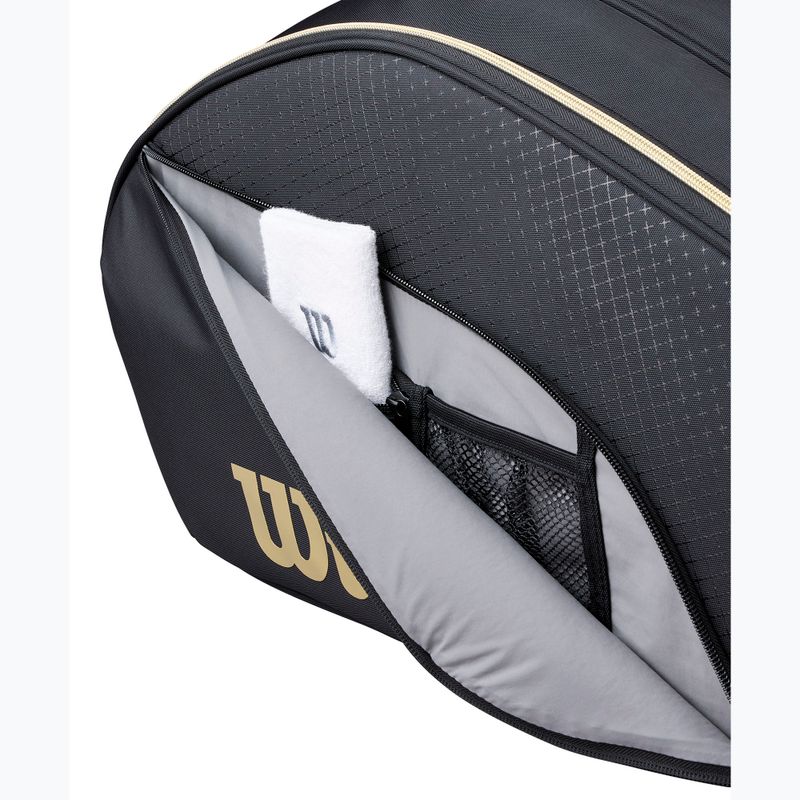 Borsa da padel Wilson Defy Padel black/gold 6