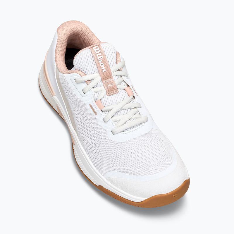 Scarpe da tennis da donna Wilson Intrigue Pro white/cameo rose/gum 15