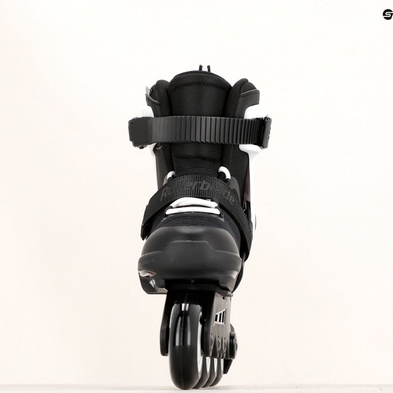 Pattini a rotelle Rollerblade Microblade per bambini nero/bianco 16