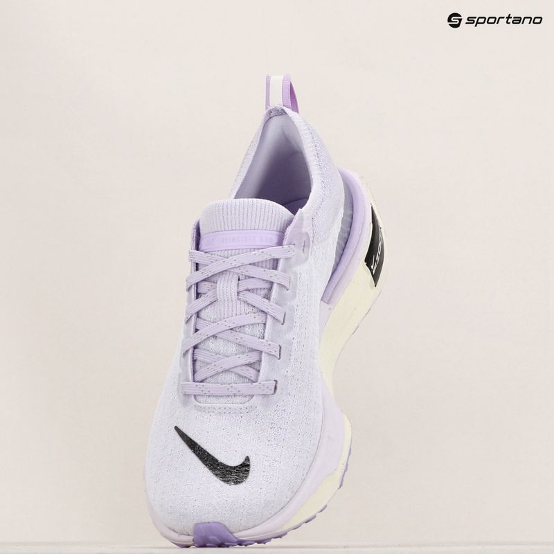 Nike Invincible 3 scarpe da corsa da donna a malapena uva / fioritura lilla / vela / nero 9
