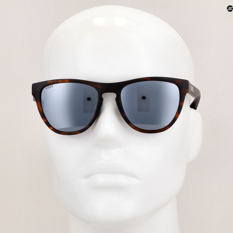 Occhiali da sole UVEX Esntl Spirit havanna opaco/argento specchiato 6