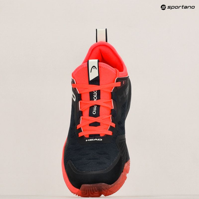 Scarpe da padel HEAD Motion Pro Padel da uomo mirtillo/corallo rosso 10