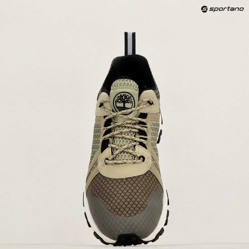 Timberland Uomo Winsor Trail Low Lace scarpe in rete marrone chiaro 9