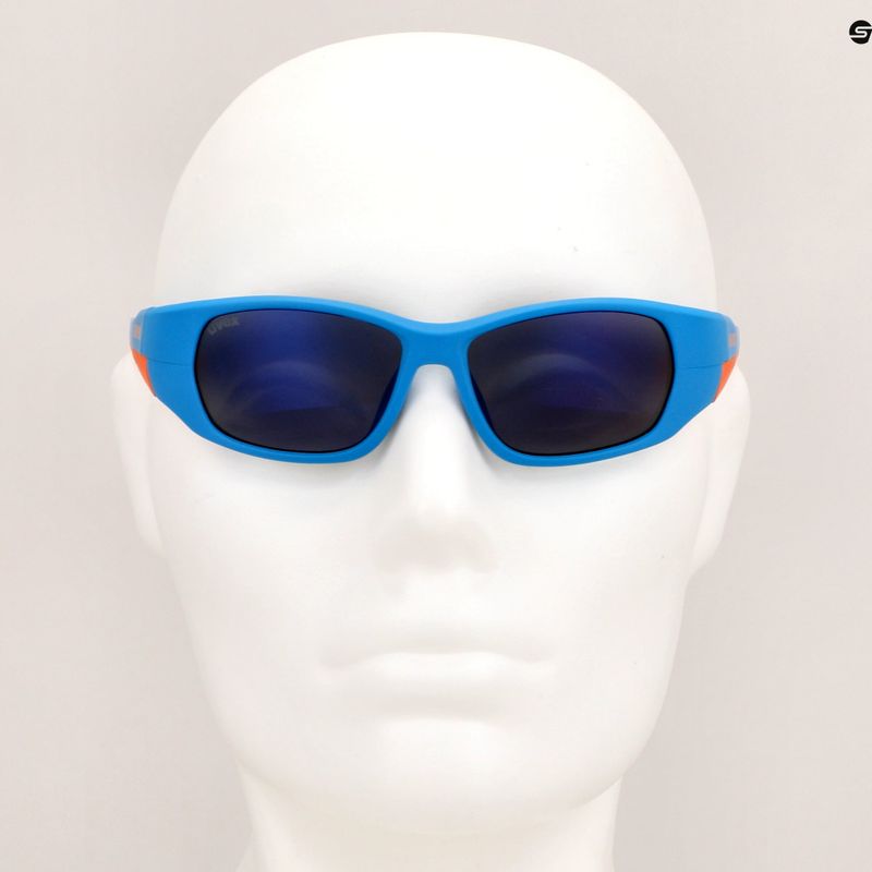 UVEX occhiali da sole per bambini Sportstyle 514 blu opaco/blu specchiato 6