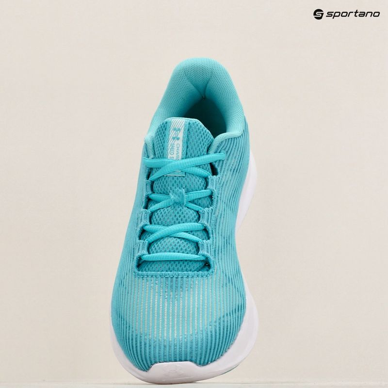 Under Armour Charged Speed Swift scarpe da corsa da donna turchese radiale/circuit teal/bianco 9