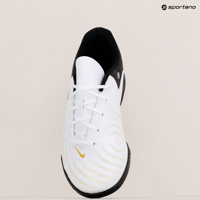 Nike Phantom GX II Club IC scarpe da calcio bianco/moneta oro metallico/nero 9