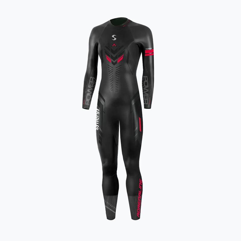 Muta da triathlon da donna Synergy Adrenaline Full Sleeve 5 mm black/red