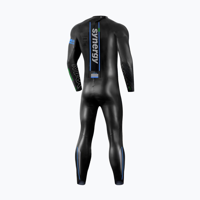 Muta da triathlon da uomo Synergy Endorphin Full Sleeve 5/3 mm black/blue 2