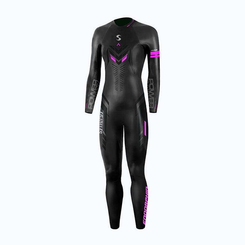 Muta da triathlon da donna Synergy Endorphin Full Sleeve 5/3 mm black/pink