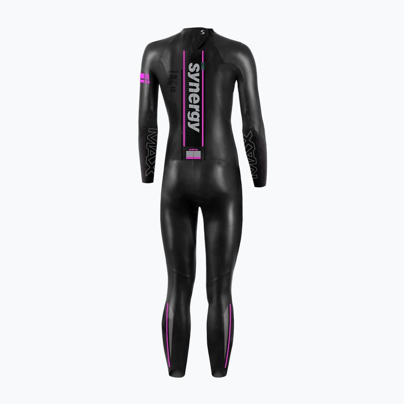 Muta da triathlon da donna Synergy Endorphin Full Sleeve 5/3 mm black/pink 2