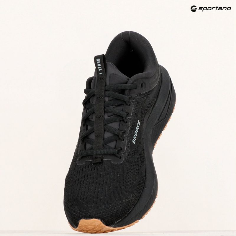 Scarpe da corsa da uomo Brooks Revel 7 nero/nero 18