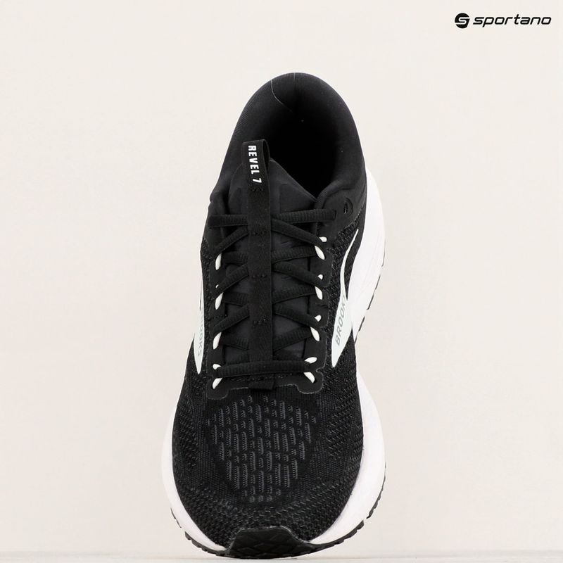 Brooks Revel 7 nero/bianco, scarpe da corsa da uomo 18
