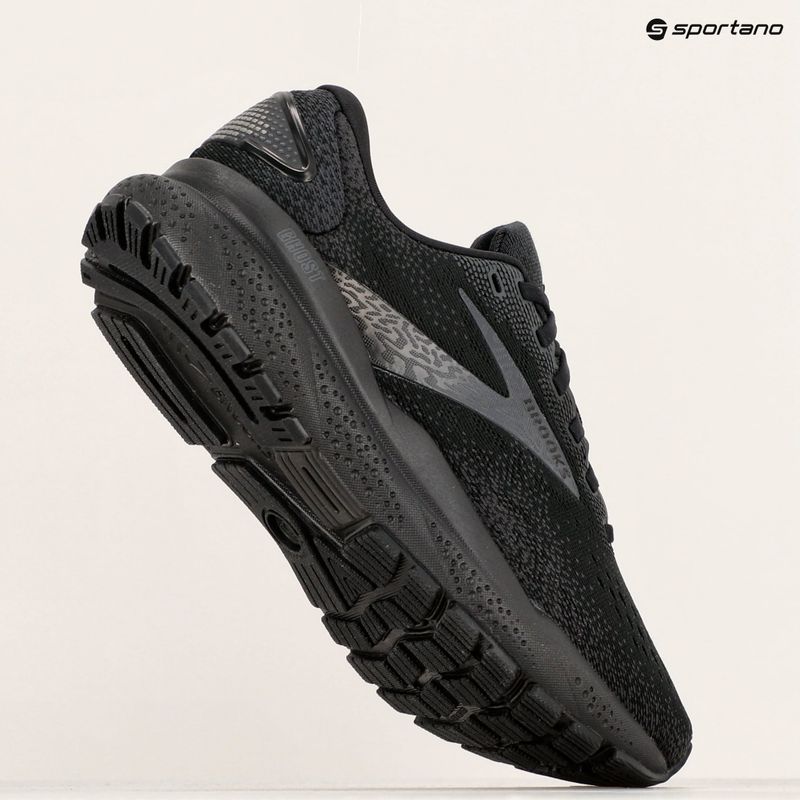 Brooks Ghost 16 scarpe da corsa da donna nero/nero/ebano 10