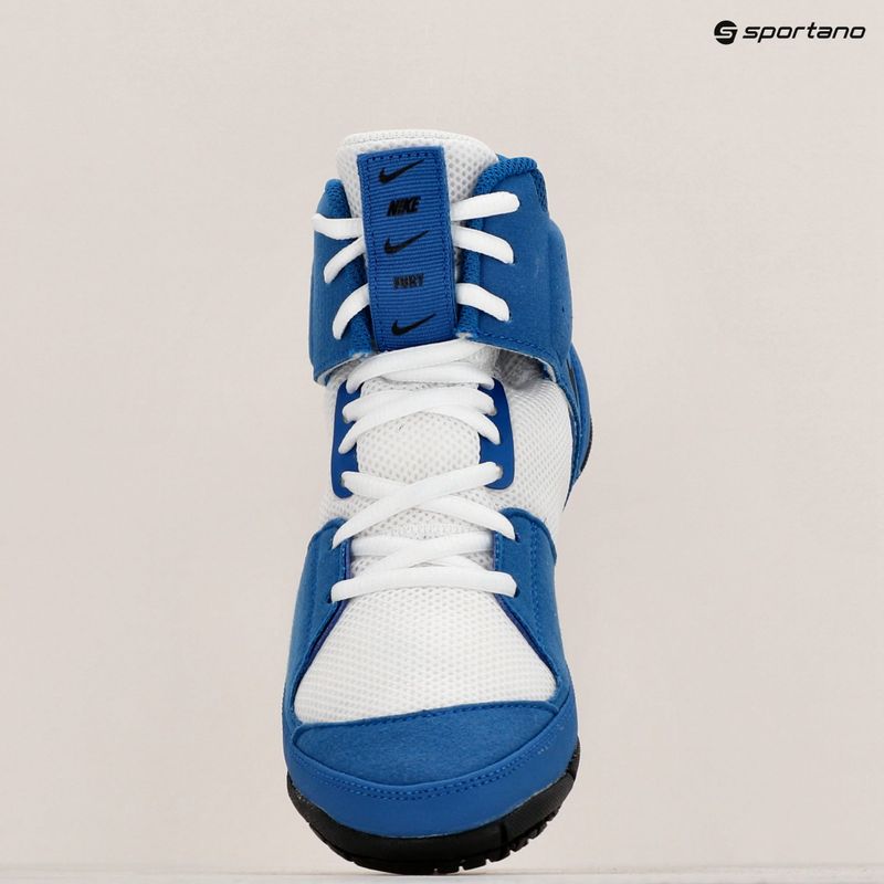 Scarpe da wrestling Nike Fury team royal/bianco/nero 9