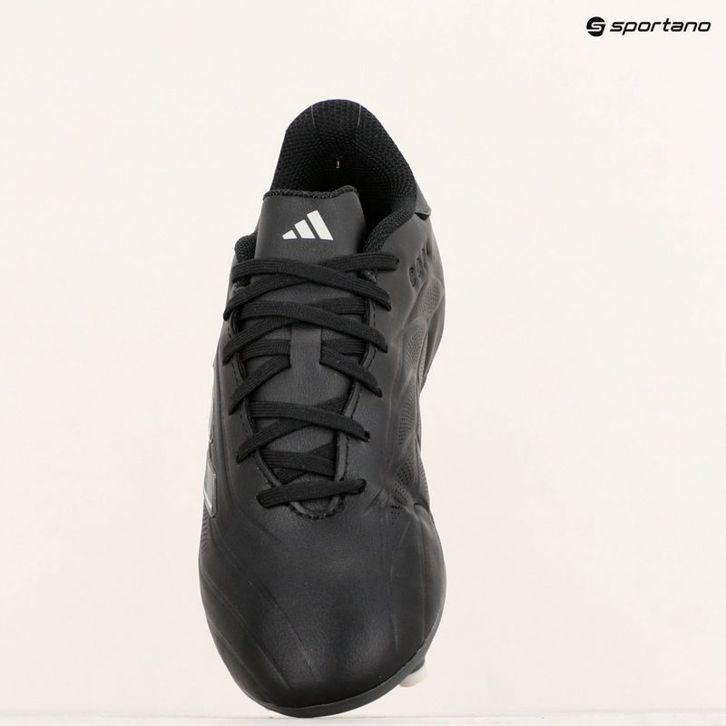 Scarpe da calcio per bambini adidas Copa Pure II League FG nucleo nero/carbonio/grigio uno 11