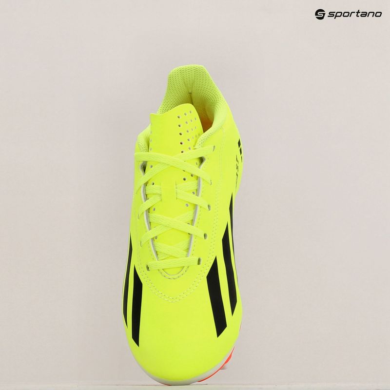 Scarpe da calcio per bambini adidas X Crazyfast Club FxG squadra giallo solare / nucleo nero / nuvola bianca 9