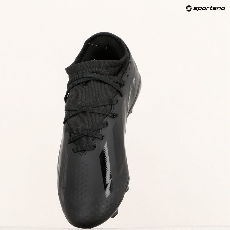 adidas X Crazyfast 3 FG nucleo nero bambini scarpe da calcio 11