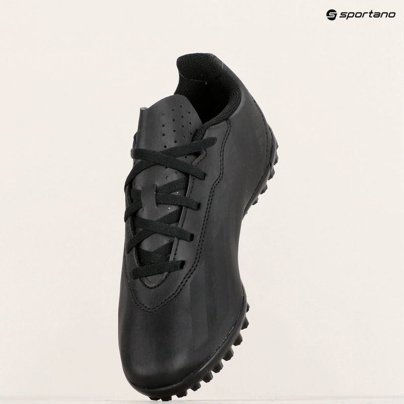 Scarpe da calcio da bambino adidas X Crazyfast 4 TF nucleo nero 11