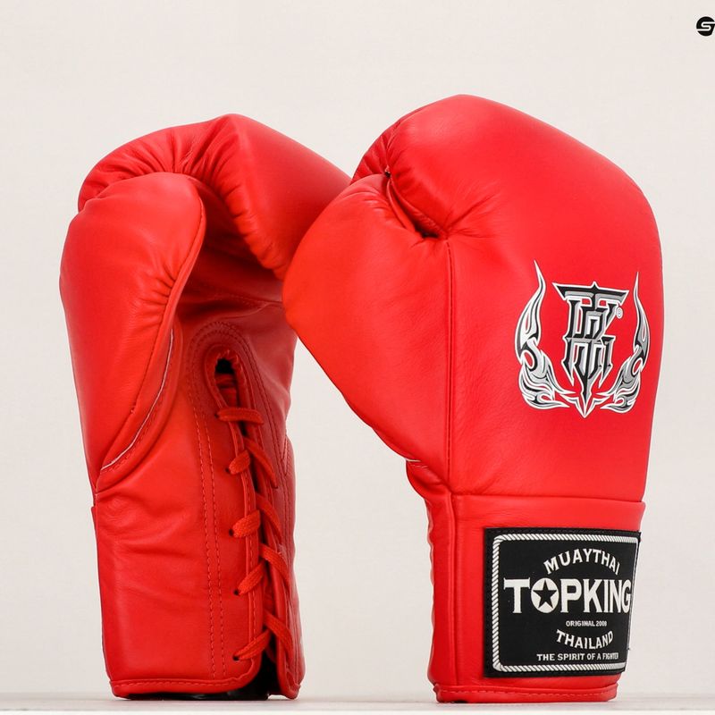 Guantoni da boxe Top King Competition rosso 8