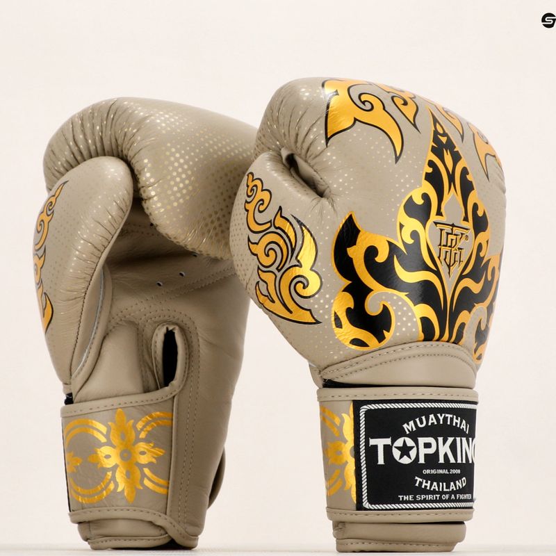 Guanti da boxe Top King Kanok beige 7