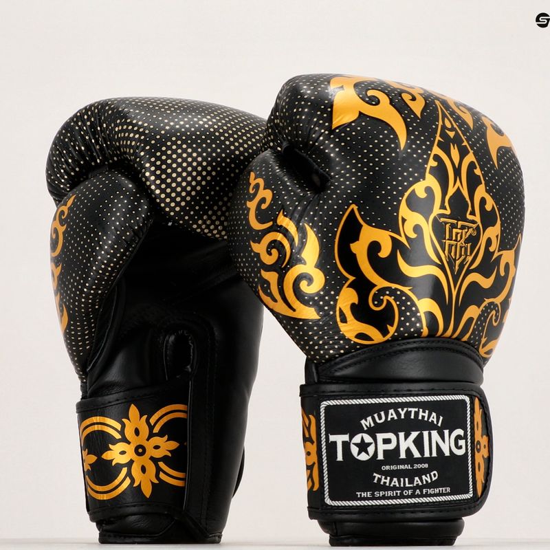 Guanti da boxe Top King Kanok nero 6