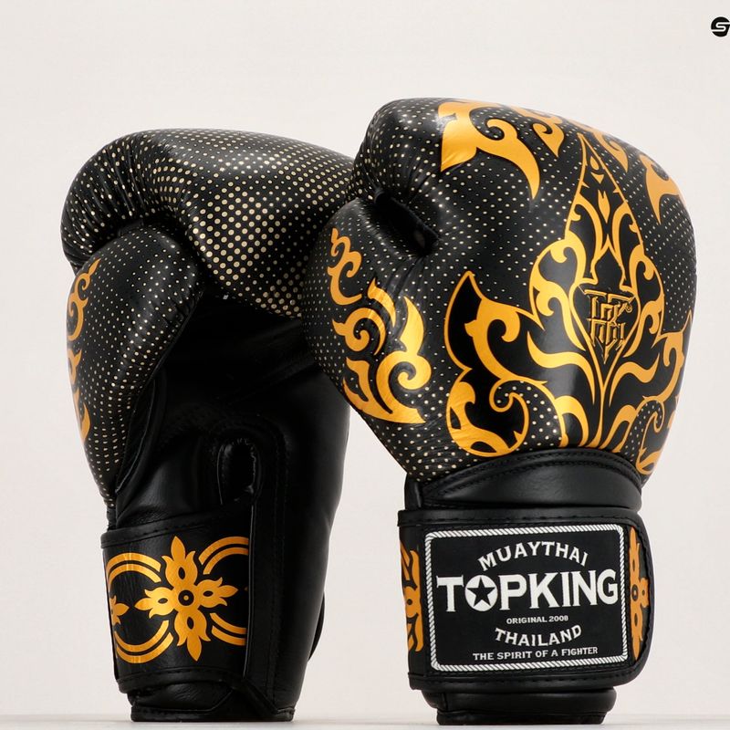 Guanti da boxe Top King Kanok nero 7