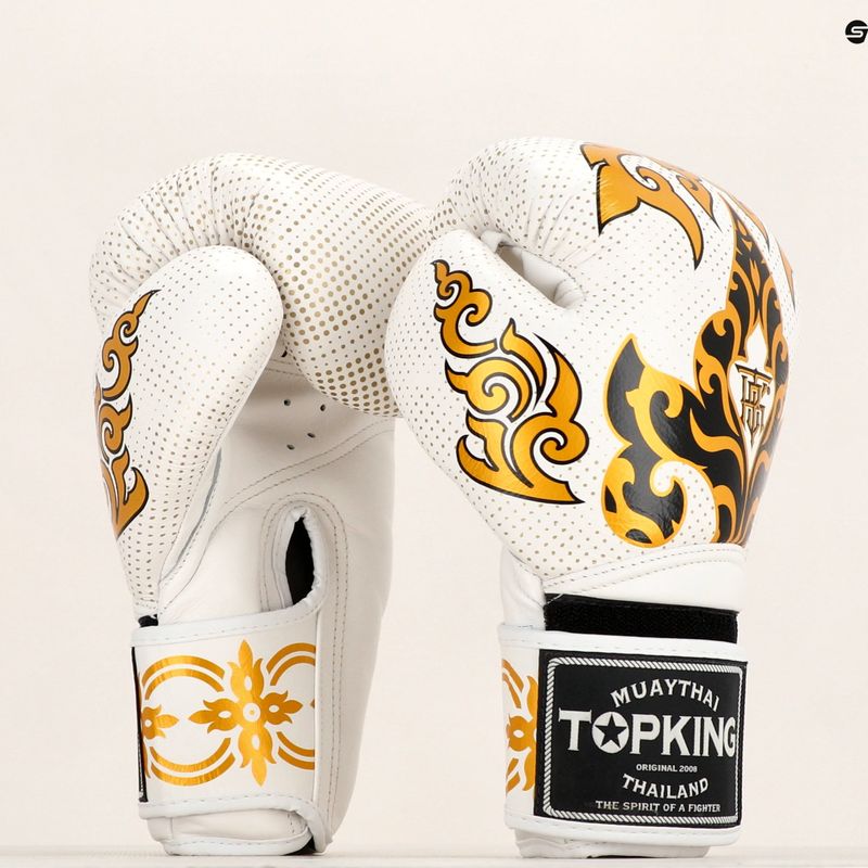 Guantoni da boxe Top King Kanok bianco 6